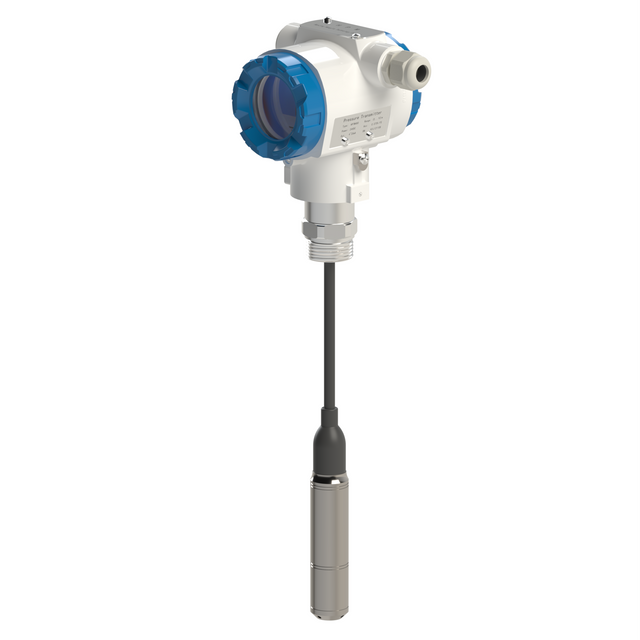 Trasmettitore sommergibile combinato di temperatura e pressione a canale LED a 2 vie HPTM480 